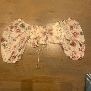 Flower crop top - new with tags!